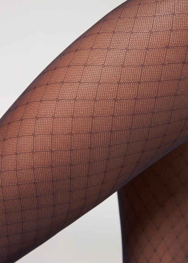 DiamondPatterned Tights Calzedonia