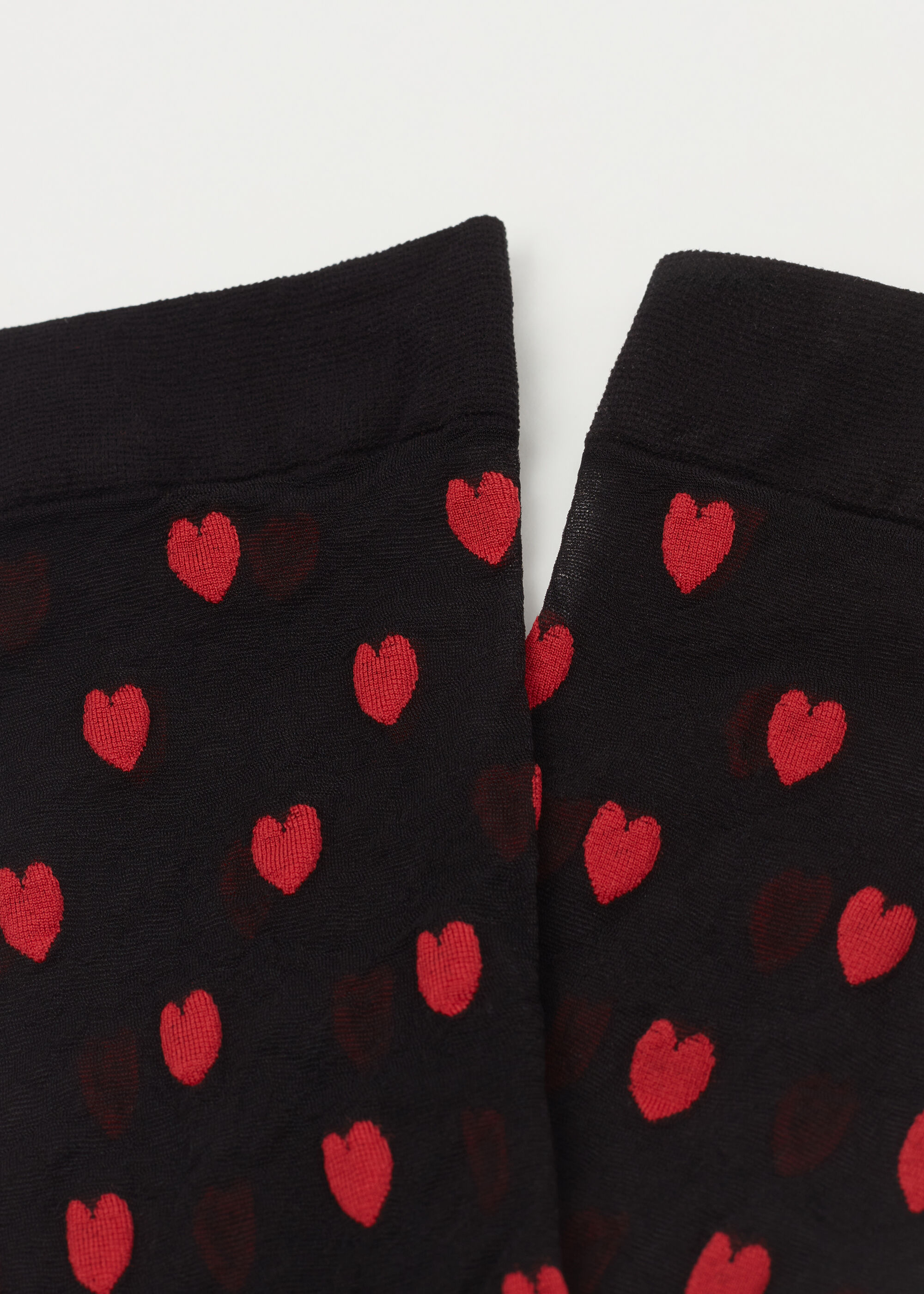 Calcetines Motivo Corazones Integral