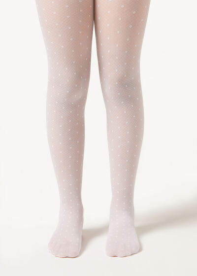 Girls’ All-Over Pattern Tights