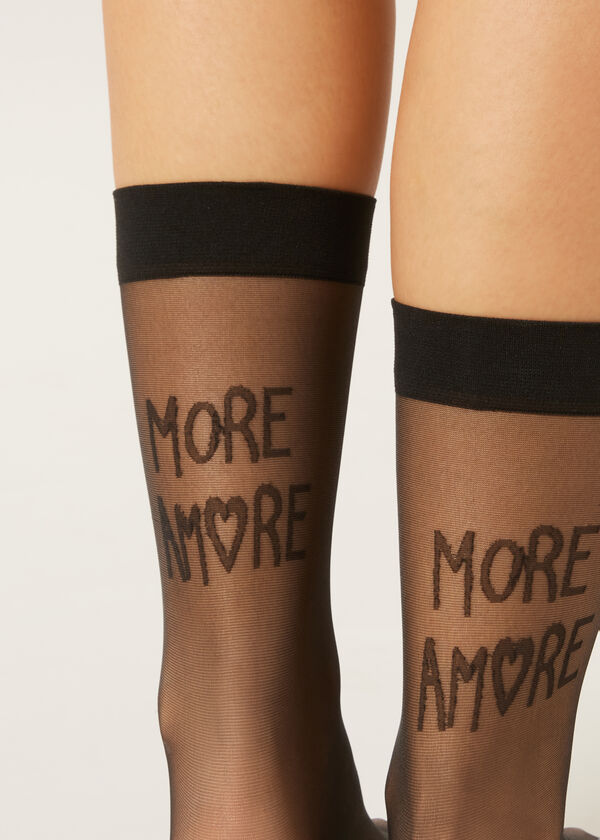 More Amore Sheer Socks