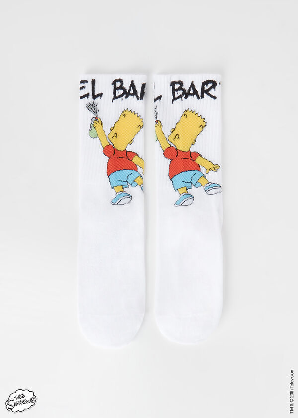 Pánske krátke športové ponožky s motívom The Simpsons