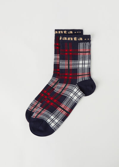 Men’s Christmas Family Patterned Short Socks