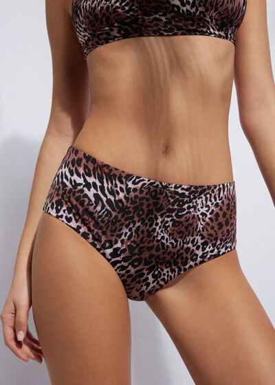 High-Waisted Shaping Swimsuit Bottoms Mara