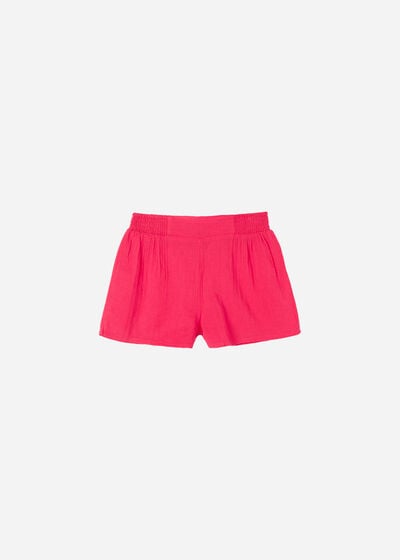 Shorts aus Baumwolle für Mädchen