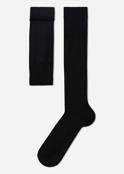 Men’s Lisle Thread Long Socks