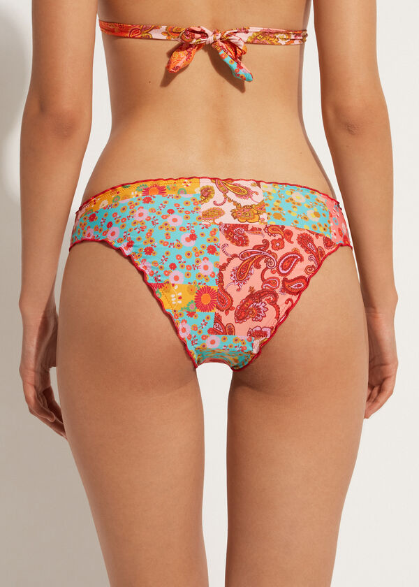 Bikinihose mit Blumenmuster Alicante