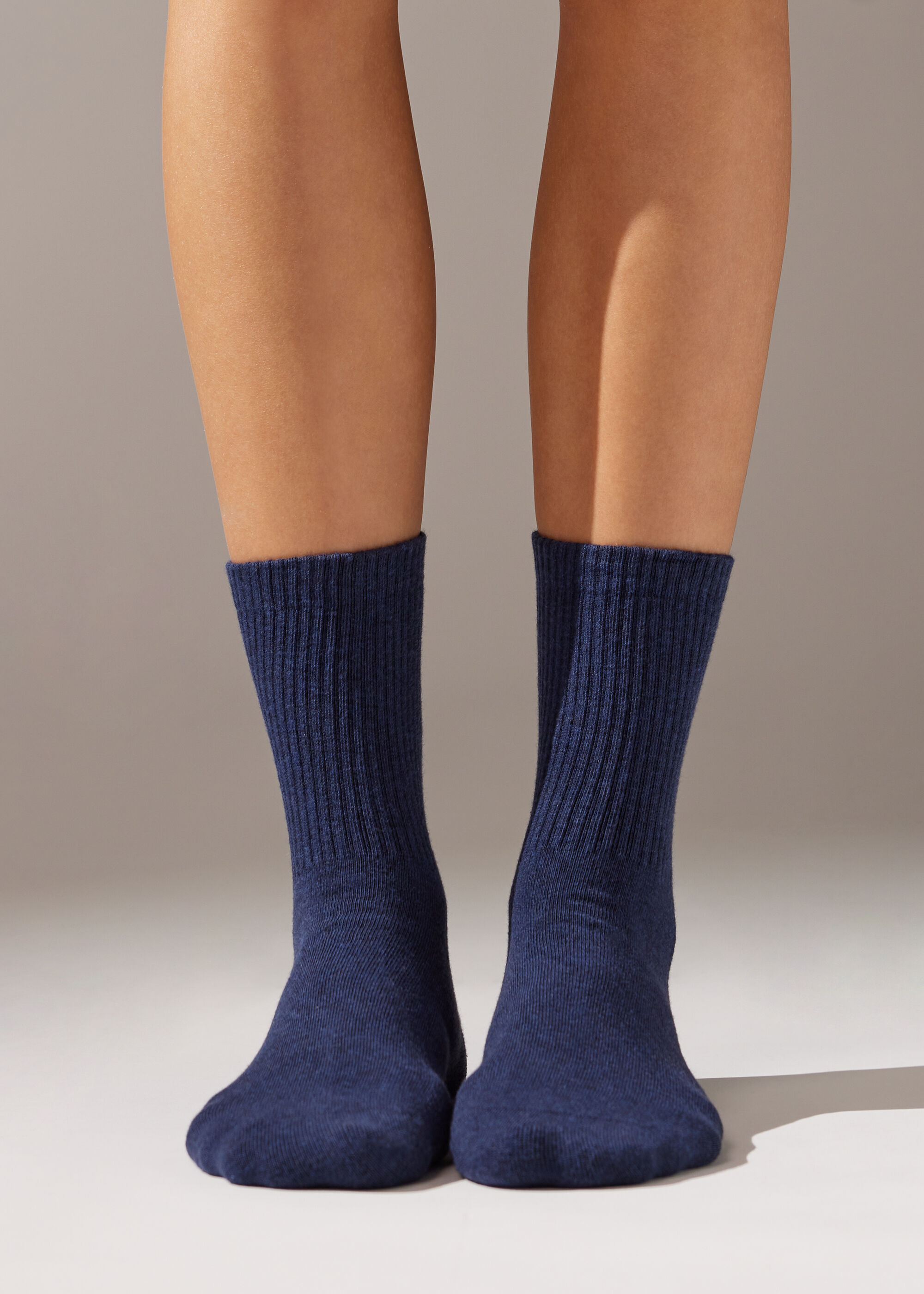 Chaussettes de sport courtes en coton unisexes