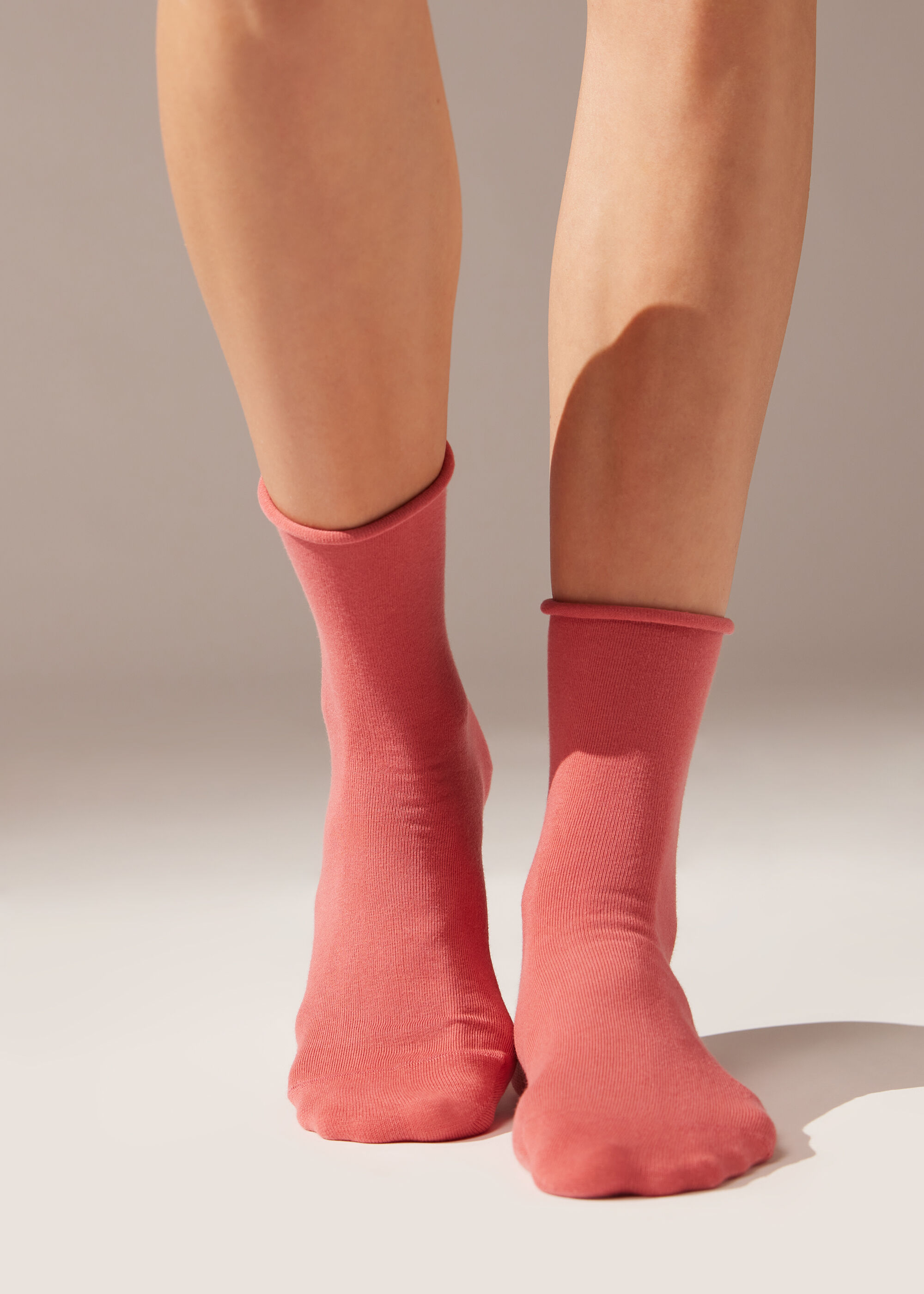 Non-Elastic Cotton Ankle Socks