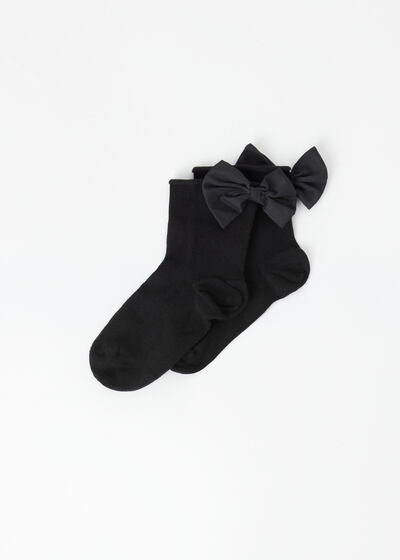 Calze Corte con Fiocco da Bambini