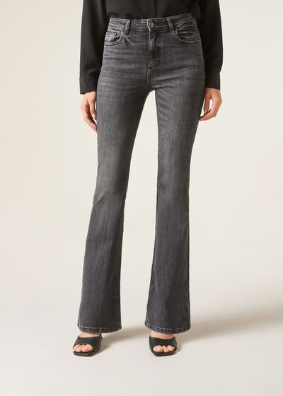 Flared Stretch Jeans