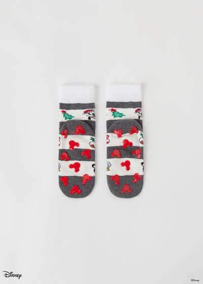 Dětské protiskluzové disneyovské ponožky s vánočními motivy