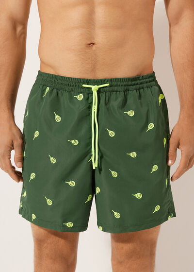 Mönstrade badshorts för herr Formentera