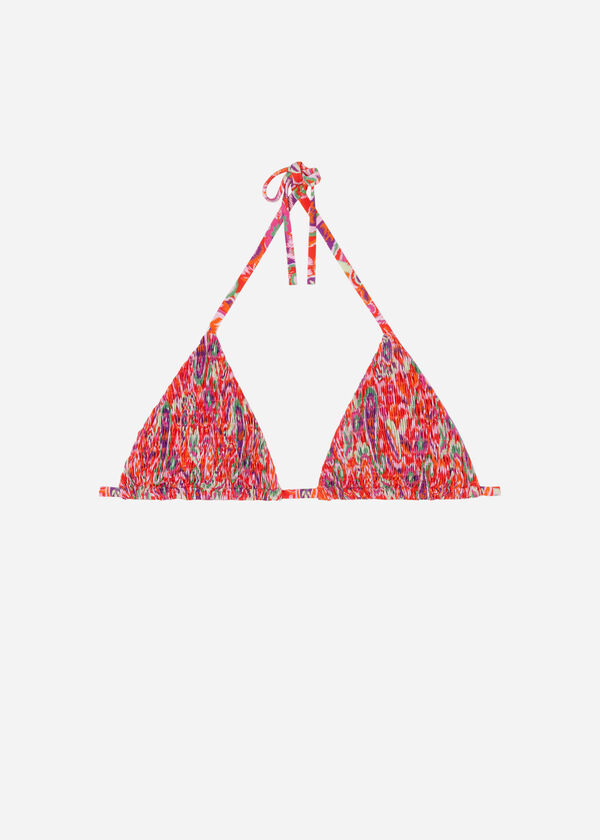Triángulo con Relleno Extraíble Bikini Vibrant Paisley