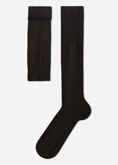 Calcetines Largos de Hombre con Cashmere