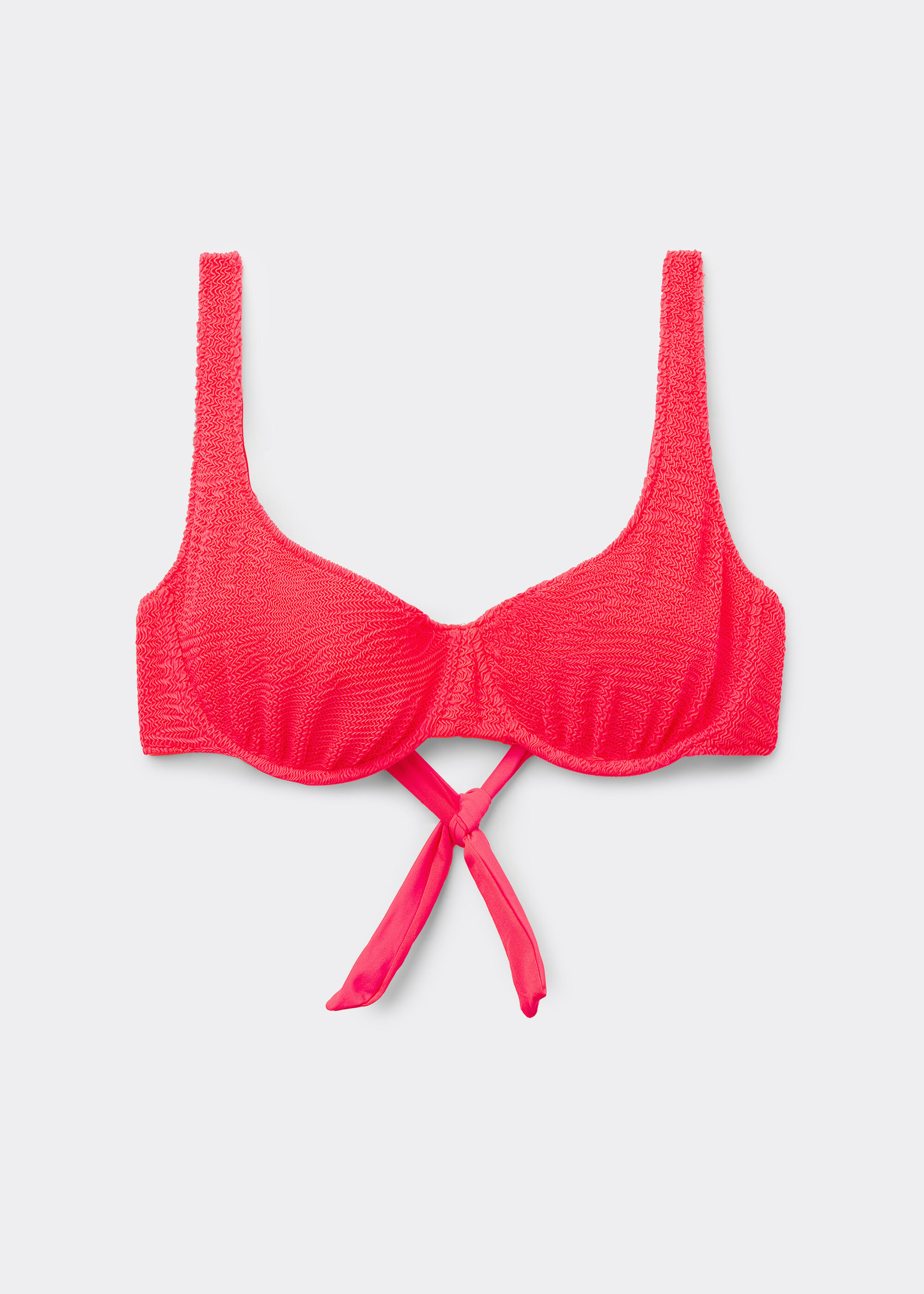 Sutien Balconette Costum de Baie Crinkle Waves