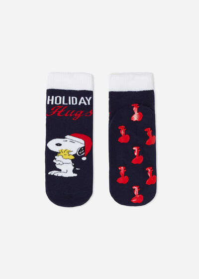 Kids Non-slip Snoopy Christmas Socks