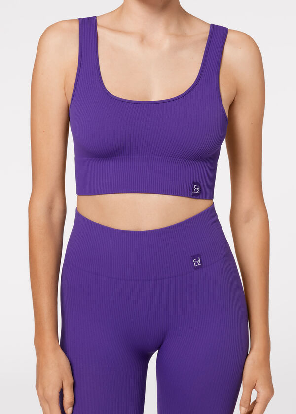Ribbed Seamless Sport Top - Fitness Top - Calzedonia