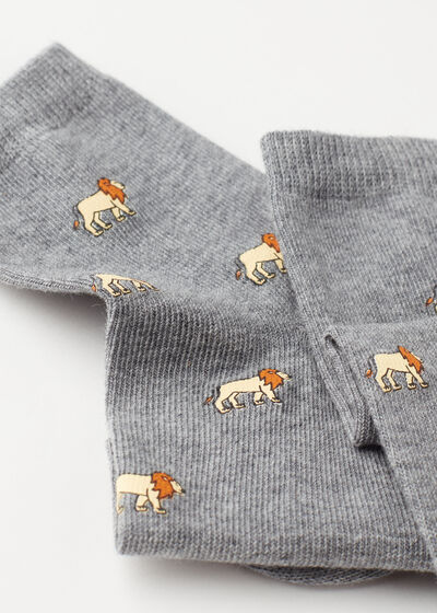 Kurze Socken Tiermuster für Kinder