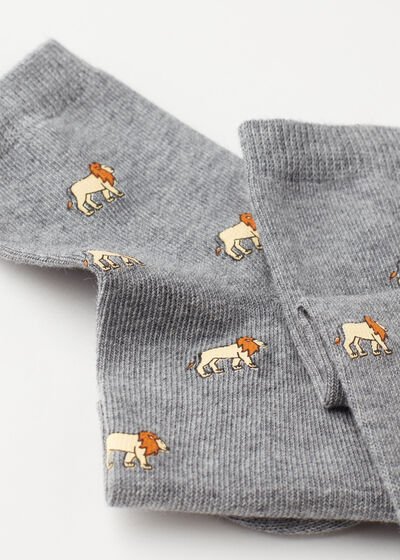 Dječje kratke čarape s motivom životinja