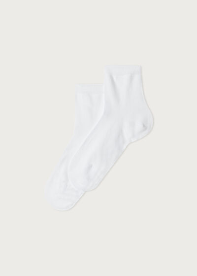 Kurze leichte Kinderbaumwollsocken