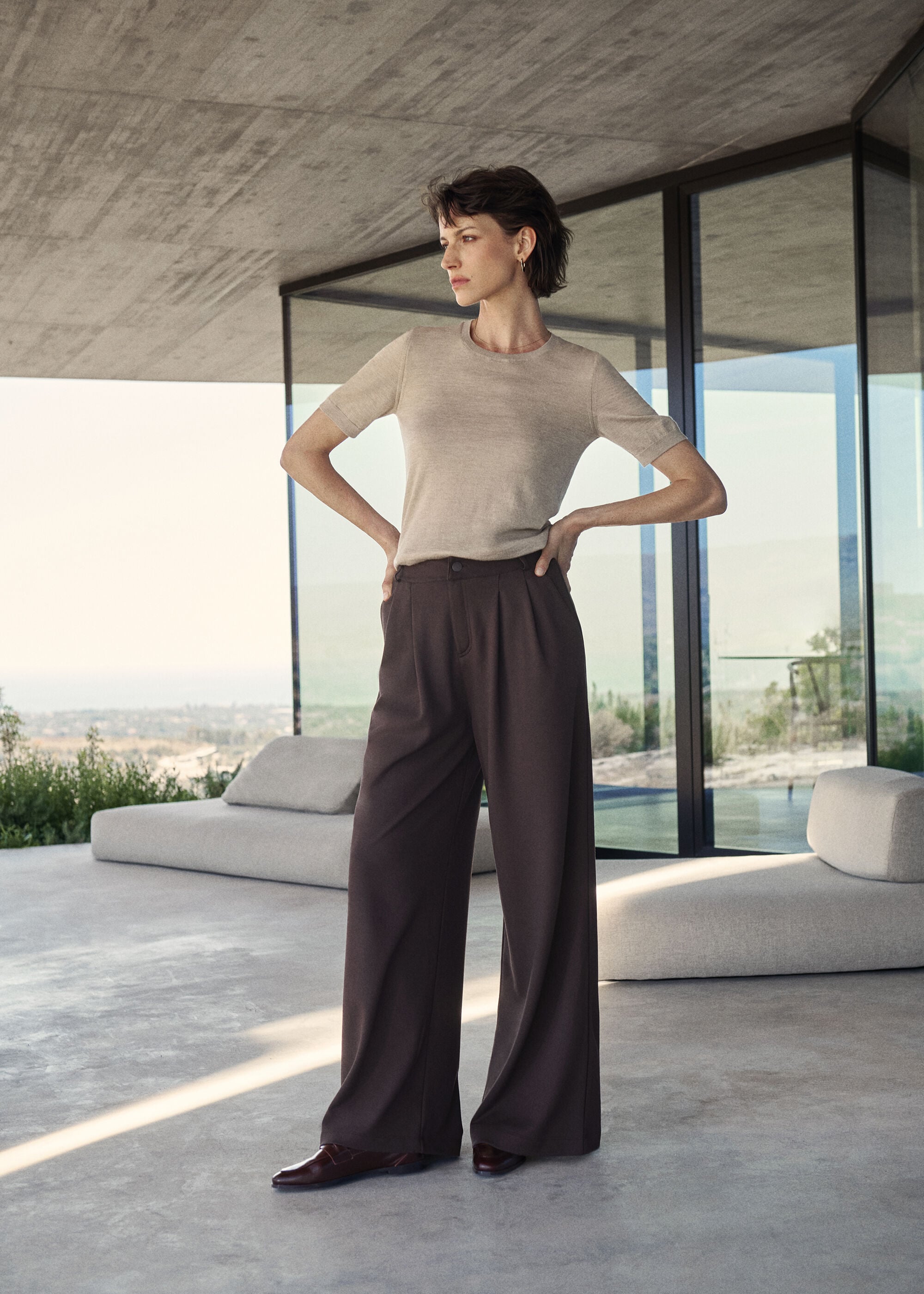 Pleated Trousers