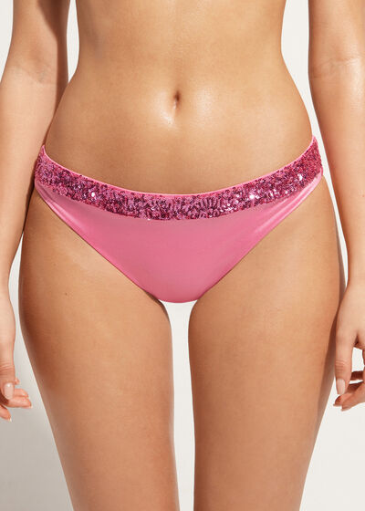 Sequined Swimsuit Bottom Cannes