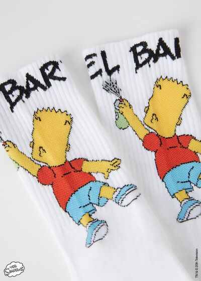 The Simpsons Spor Kısa Erkek Çorabı