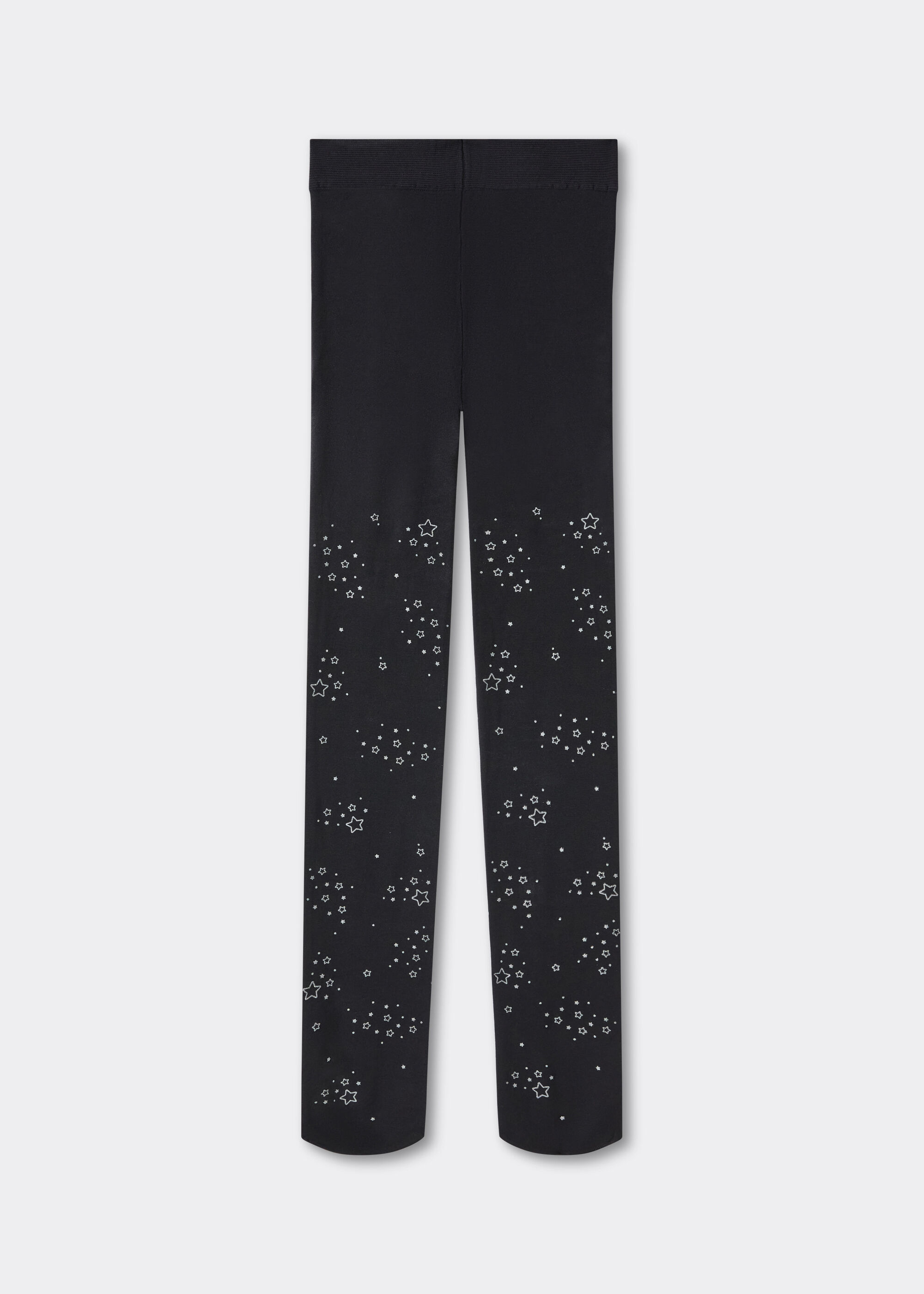 Collant opaque à motif pour fille