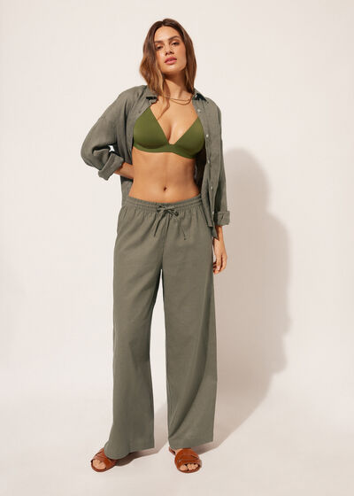 Linen and Cotton Trousers