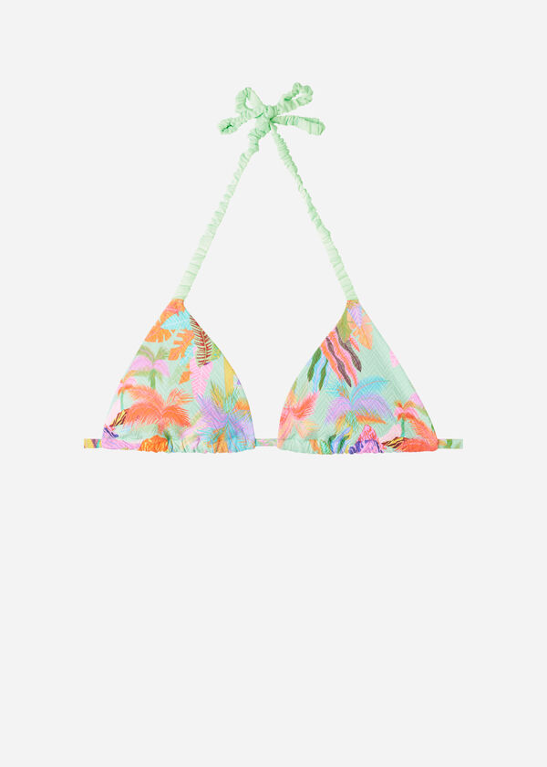 Csúsztatható Háromszög Fürdőruha Felső Tahiti