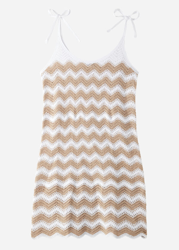 Chevron Pattern Crochet Dress