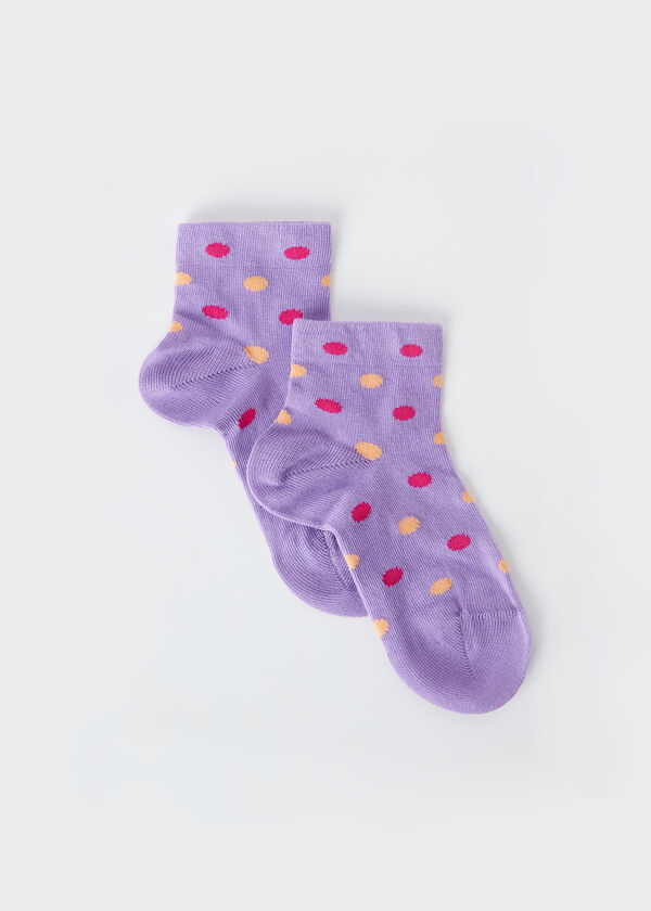 Kids’ Polka Dots Short Socks