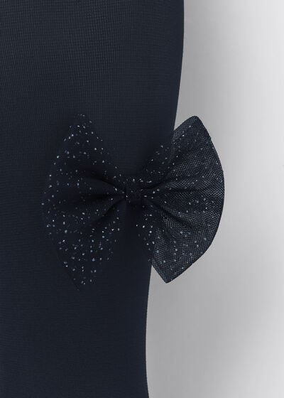 Girls’ Bow Tights