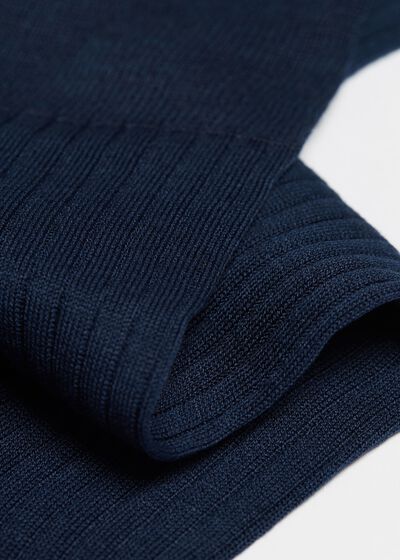 Men’s Lisle Thread Ribbed Short Socks