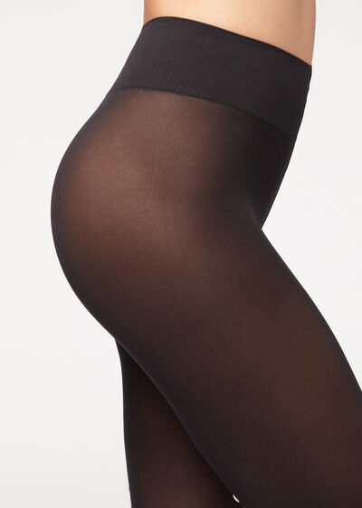 50 Denier Opaque Tights with Pearls
