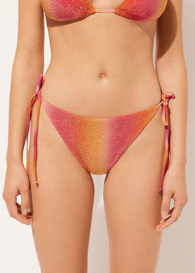 String Swimsuit Bottom Colorful Shades