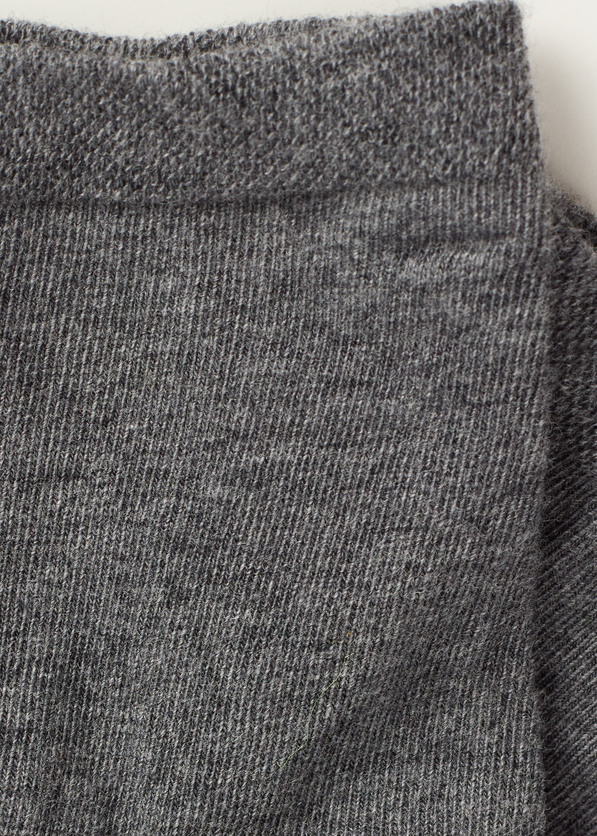Short Socks with Trimmed Cuffs