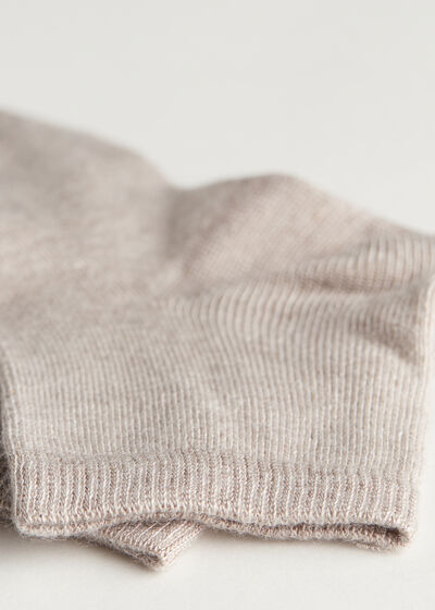 Kurze Socken mit Cashmere für Kinder