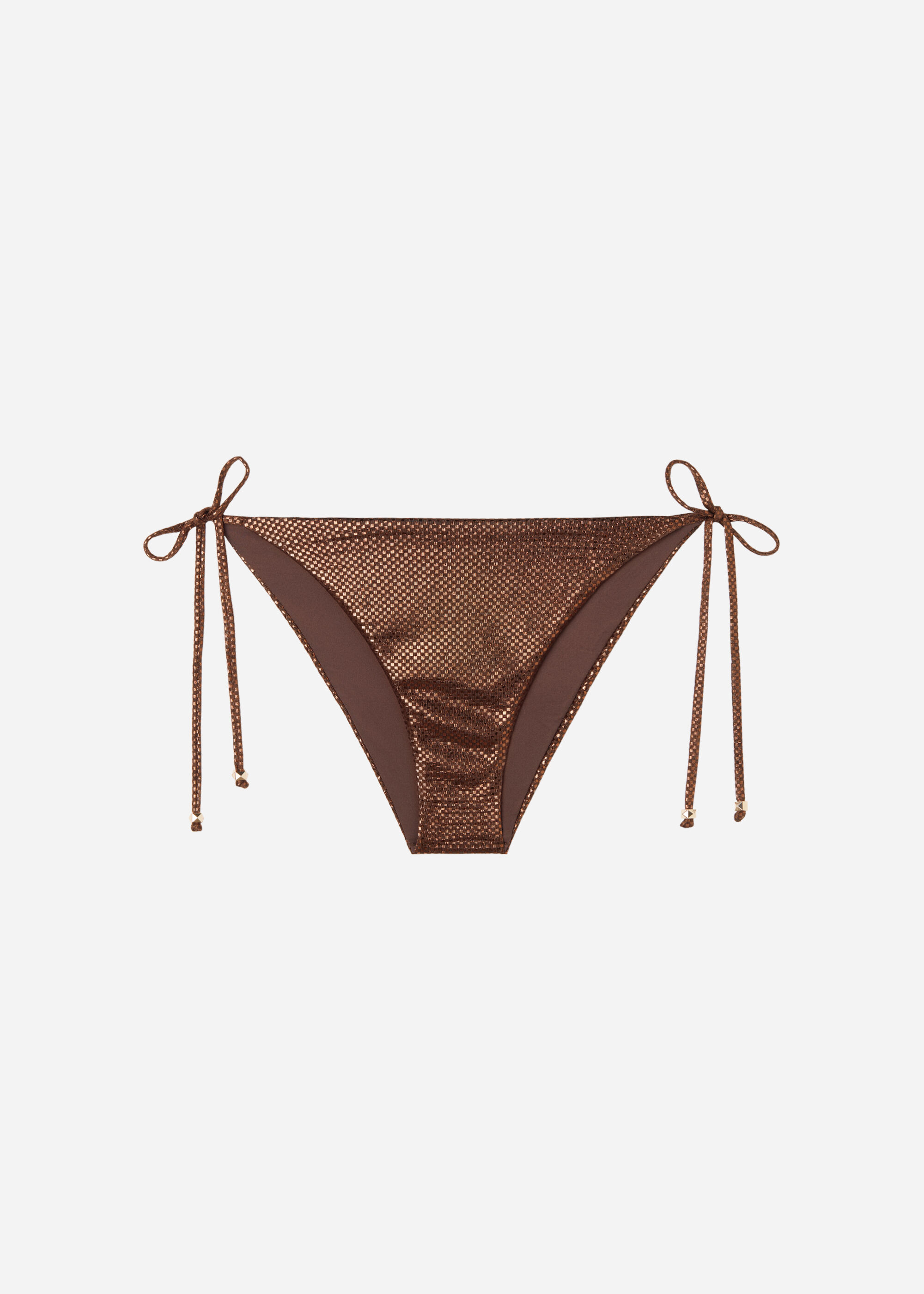 Tie Bikini Bottoms Light Reflections