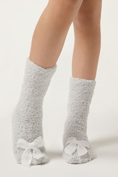 Calzedonia Calcetines Antideslizantes Niños Unisex Gris Tamaño 25-30