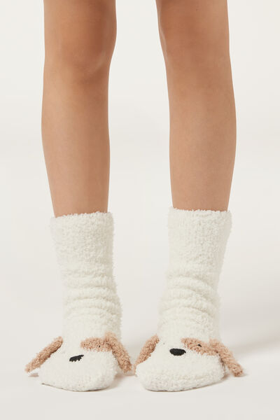 Calzedonia Calcetines Antideslizantes Niños Unisex Blanco Tamaño 31-36