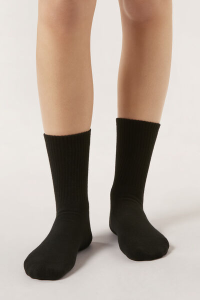 Calzedonia Calze Corte Sport Unisex Uomo Nero Velikost 42-44