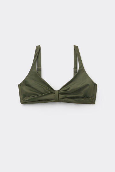 Calzedonia Triángulo Clásico Bikini Premium Sculpt Mujer Verde Tamaño 5
