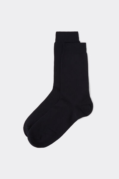 Calzedonia Calze Corte in Caldo Cotone da Uomo Uomo Blu Velikost 46-47