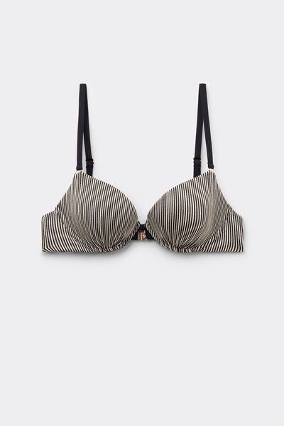 Calzedonia Bikini Push-up Golden Stripes Mujer Amarillo Tamaño 2