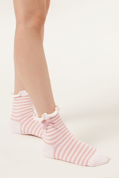 Calzedonia Calcetines Rayas Niña Unisex Rosa Tamaño 25-28