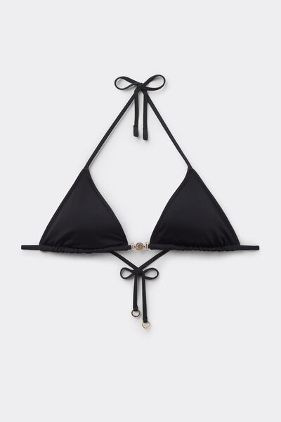 Calzedonia Bikini Triangulo Minimal Fit Mujer Negro Tamaño 1
