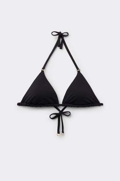 Calzedonia Triángulo Bikini Premium Fit Mujer Negro Tamaño 1