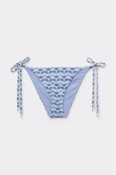 Calzedonia Braguita Lazos Bikini Water Reflection Mujer Azul Tamaño L