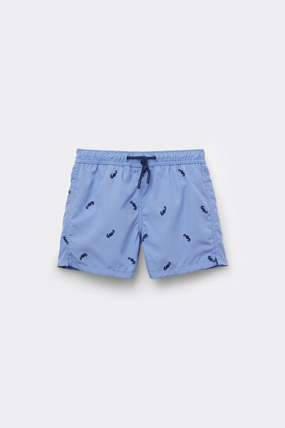 Calzedonia Bóxer de Niño Bañador Formentera Niño Azul Tamaño 10